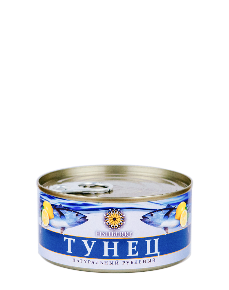 Тунец натуральный салатный FISHBERRY 185 г. 1*24 шт., шт.