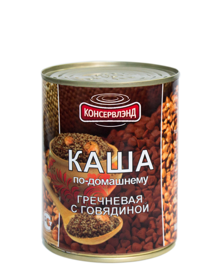 Каша гречневая с говядиной КОНСЕРВЛЭНД 340 г