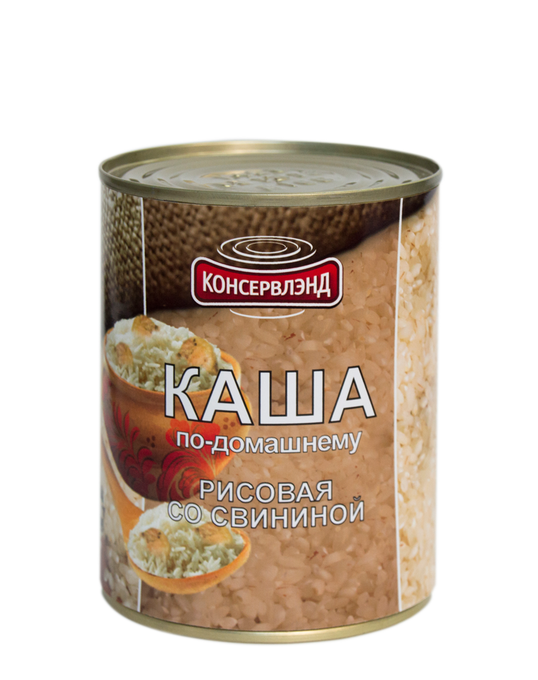 Каша рисовая со свининой КОНСЕРВЛЭНД 340 г