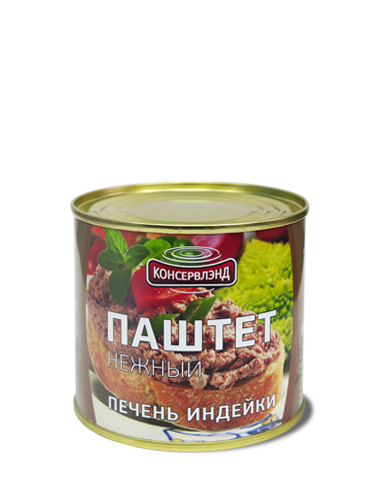 Паштет нежный с печенью индейки КОНСЕРВЛЭНД 240 г