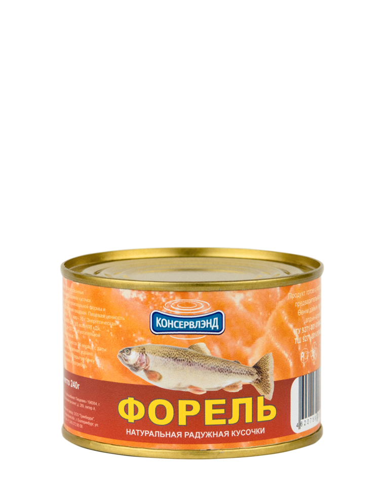 Форель радужная нат. КОНСЕРВЛЭНД 240 г