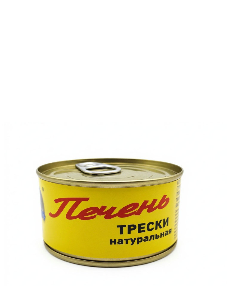 Печень трески натуральная ГОСТ 140 г. ключ 1*24 шт.