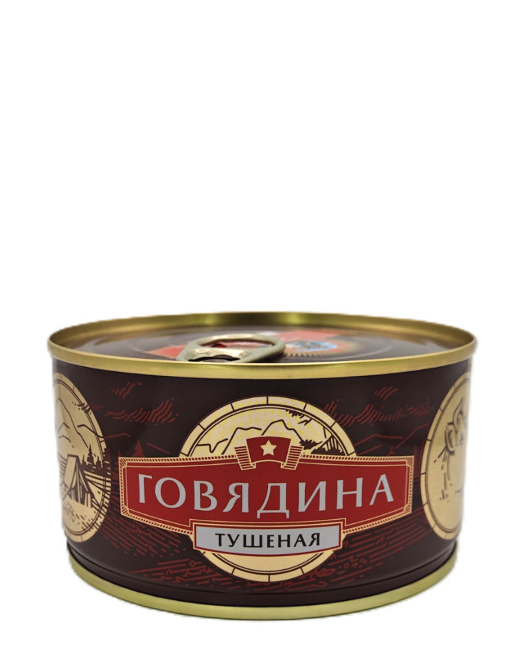 Говядина тушеная в/с ГОСТ СОХРАНИМ ТРАДИЦИИ  (КТК)  ключ 325 г. 1*24 шт.