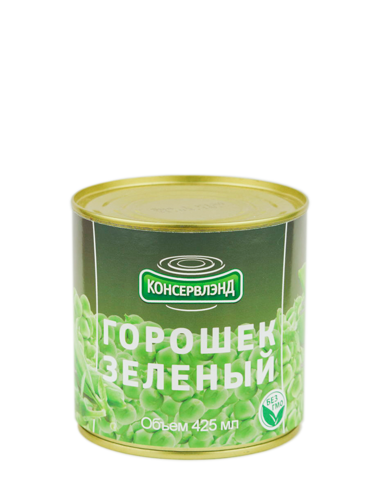 Зеленый горошек КОНСЕРВЛЭНД 550 г. Высший сорт ГОСТ ст/б 1*6/16 шт., шт.