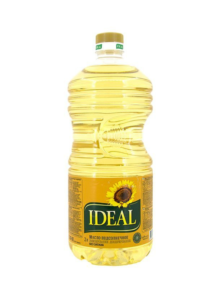 ИДЕАЛ масло подсолнечное рафинированное 2 л. 1*6 шт.