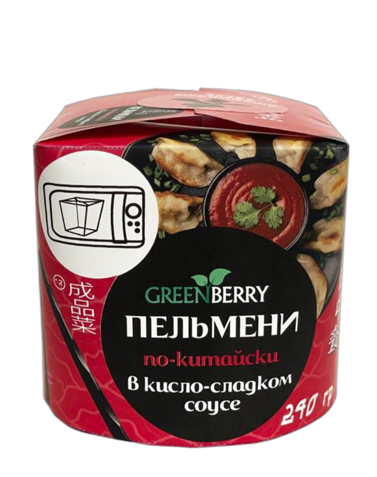 Пельмени по-китайски в кисло-сладком соусе 240г 1*12 шт