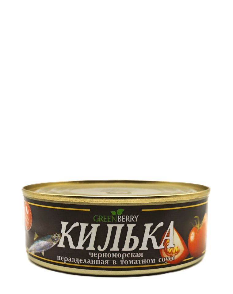 Килька черноморская в т/с  GREENBERRY 240 г. №3 1*24 шт.