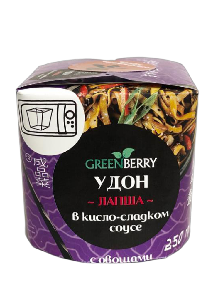 Удон (лапша) с овощами в кисло-сладком соусе 250 гр. 1*12 шт.
