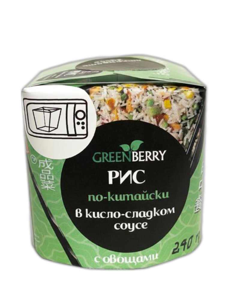 Рис с овощами по-китайски в кисло-сладком соусе 240 г. 1*12 шт